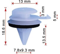 Пистон Avers 50 шт. IPN500050-50