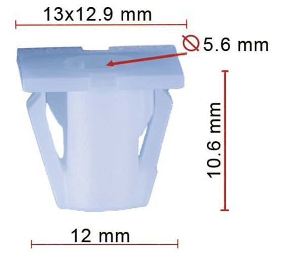 Фиксатор молдинга Avers 50 шт. 87714-FD200-50
