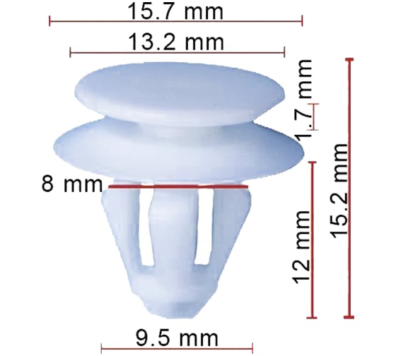 Крепеж Avers 50 шт. 8E0867276-50