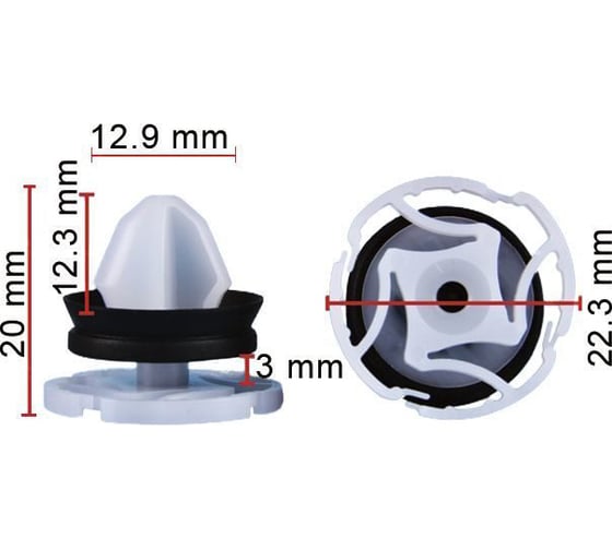 Крепеж Avers 10 шт. 9345ZN-10 1