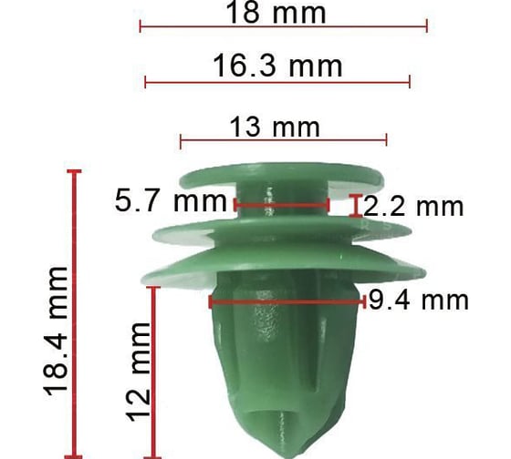 Крепеж Avers 10 шт. 91560SZW003-10