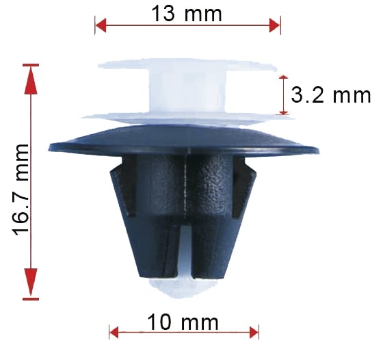 Пистон Avers 10 шт. 6339512150-10 1