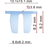Крепеж Avers 10 шт. 90682SB0003-10