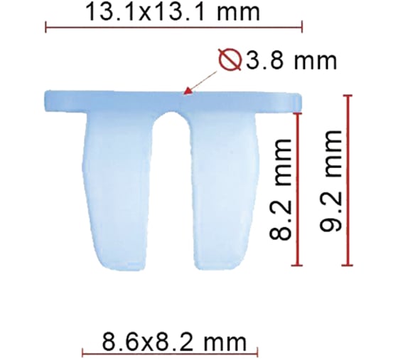 Крепеж Avers 10 шт. 90682SB0003-10 1