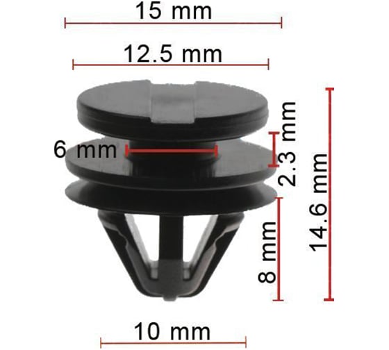 Крепеж Avers 10 шт. DYC500030-10 1