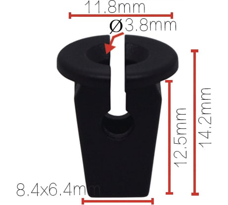 Клипса крепежная для а/м VAG подкрылка 6n0809966a, wht003737,191941142, 10 шт Nord-Yada 909441