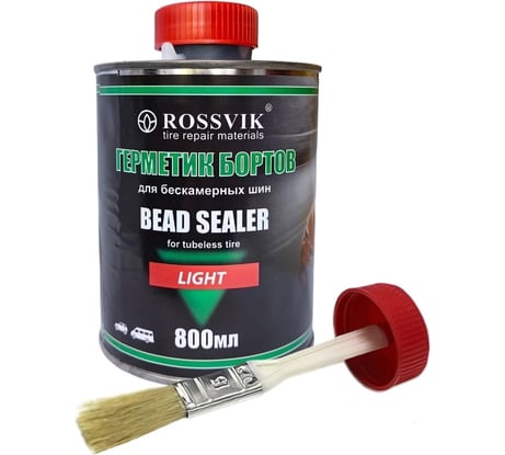 Герметик бортов шин LIGHT 800 мл банка с кистью ROSSVIK GB.08.X.L