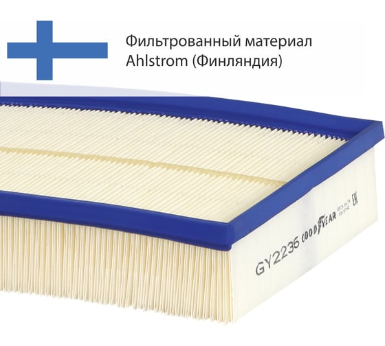 Фильтр воздушный автомобильный Goodyear GY2236