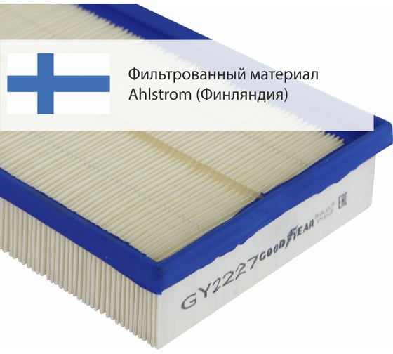 Фильтр воздушный автомобильный Goodyear GY2227