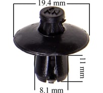 Клипса NISSAN BLUEBIRD SYLPHY 218 для порогов SKYWAY S05601218