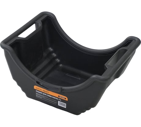 Поддон для слива отработанного масла, пластиковая емкость WIEDERKRAFT 3л WDK-65253