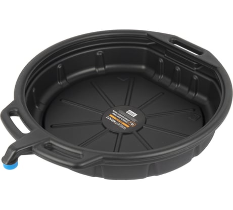 Поддон для слива отработанного масла, пластиковая емкость WIEDERKRAFT 18л WDK-65258