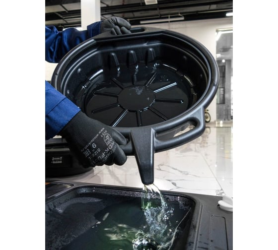 Пластиковая емкость для слива отработанного масла WIEDERKRAFT 12 л WDK-65252