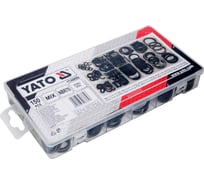 Набор металлорезиновых шайб 150 штук, пластиковый бокс YATO YT-068582
