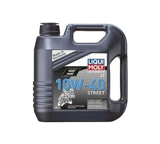 Минеральное моторное масло 4 л, 10W-40 для 4-тактных мотоциклов Motorbike Optimal 4T SL MA2 LIQUI MOLY 21863