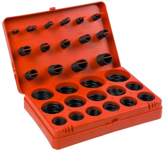 Набор уплотнительных колец 379 предметов СЕРВИС КЛЮЧ 73419