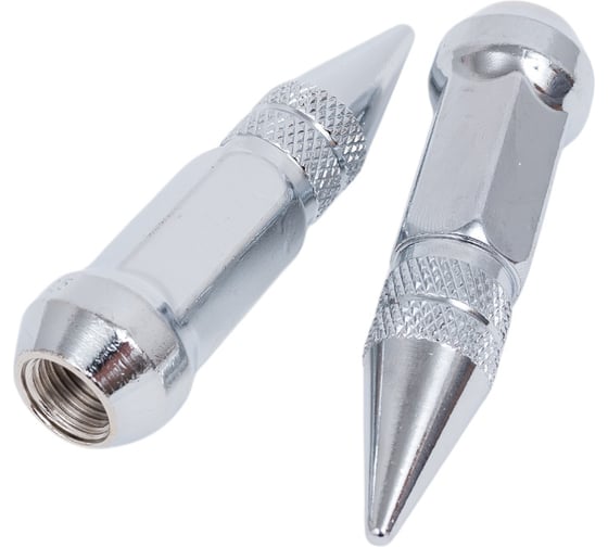 Комплект гаек тип Пика М1/2, высота 80мм Хром 20шт+1ключ STARLEKS KK911942SD/CR