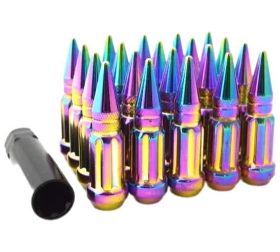 Комплект гаек тип Пика М14x1.5, Радужный 20шт+1ключ STARLEKS KK911948SD/PH 1