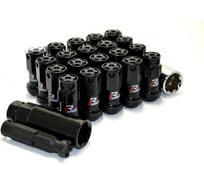 Комплект гаек М12x1.25 Чёрный STARLEKS kk911944RCN(16/4/3)BC