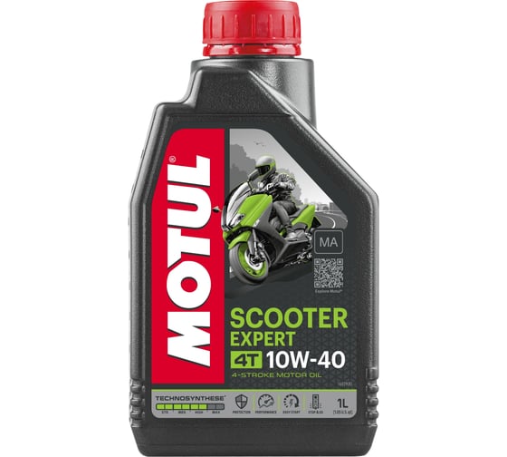 Macло для скутеров SCOOTER EXPERT 4T MA 10W40 1л MOTUL 105960