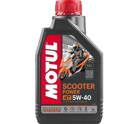 Macло для скутеров SCOOTER POWER 4T MA 5W40 1л MOTUL 105958