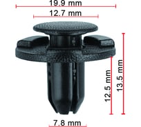 Клипса 50 шт AVERS 155305933-50