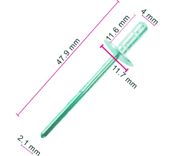 Клипса 10 шт AVERS MU000376-10