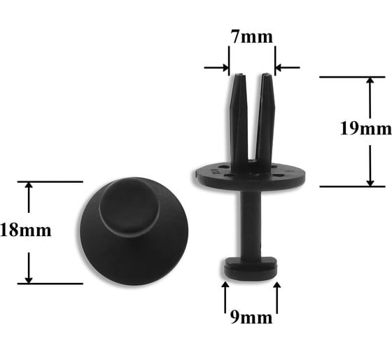 Автокрепеж для Chrysler Jeep 10 шт 6503454 КрепАвто 0780 1