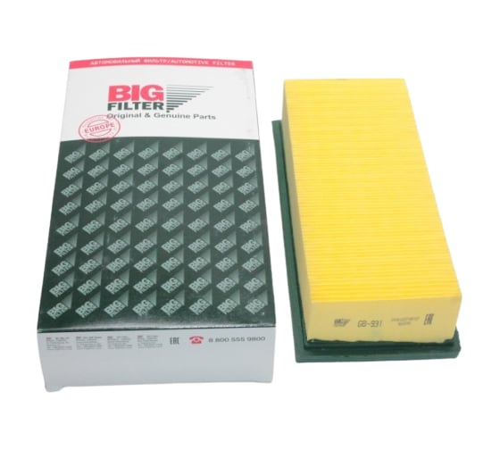 Фильтр воздушный MITSUBISHI Colt 04-/SMART 1.1-1.5 BIG FILTER GB931