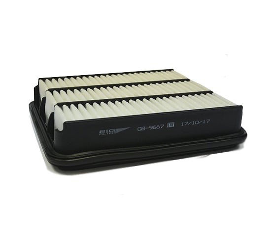 Фильтр воздушный MITSUBISHI Galant V 92-96/Pajero Pinin 1.8-2.0GDi 99-07 BIG FILTER GB9667 1