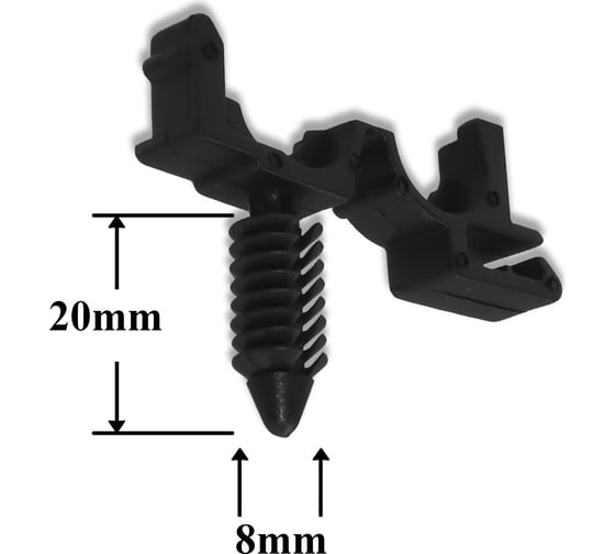Автокрепеж для GM 10 шт 12040984 КрепАвто 0810 1