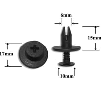 Автокрепеж для Ford 10 шт N806322S КрепАвто 0789