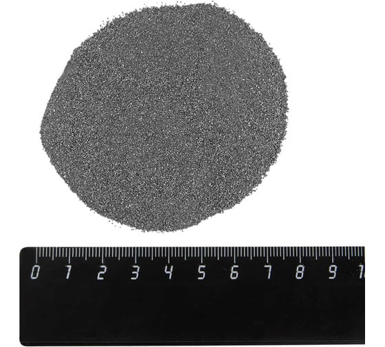 Дробь колотая пескоструйная 0.3 мм, стальная, 10 кг WIEDERKRAFT WDK-DR03
