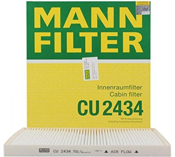 Фильтр салонный Kia Cerato MANN-FILTER 04- CU2434