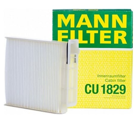 Фильтр салонный Лада Ларгус/Nissan Micra/Note/Renault Clio 1.0-.16L 1.5dCi после 2003 г MANN-FILTER CU1829