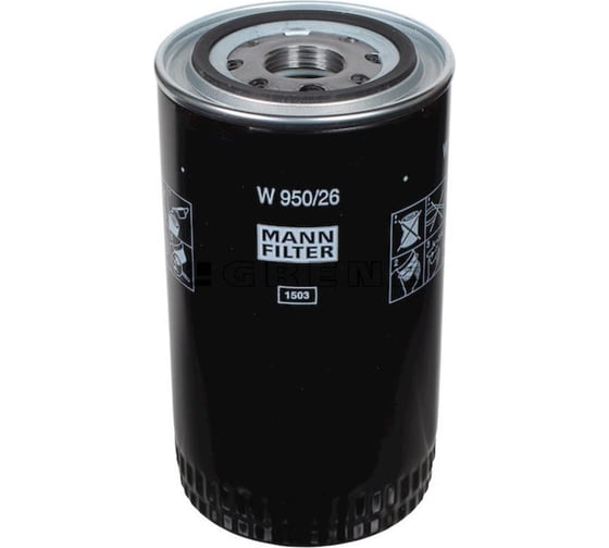 Фильтр масляный КАМАЗ-4308 Паз-3204 двигатель CUMMINS IVECO MANN-FILTER W95026