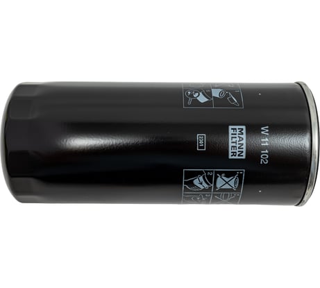 Фильтр масляный ЕВРО-4 W 11 102 ГАЗон Next двигатель 5344 MANN-FILTER W11102