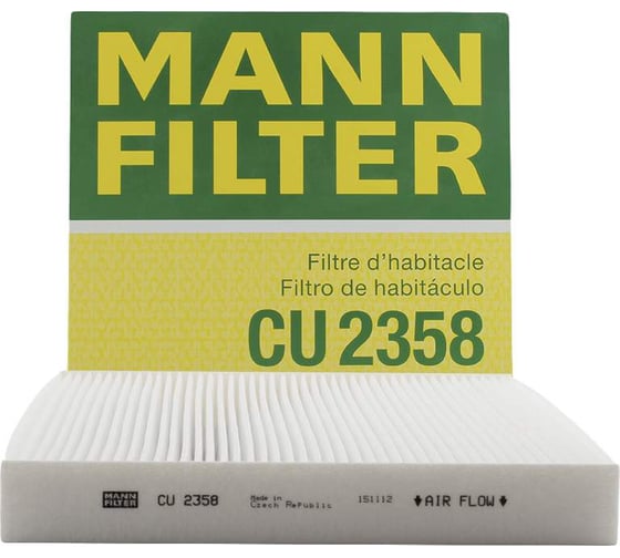 Фильтр воздушный Honda Accord IX 08, Accord VIII, CR-V III, Legend MANN-FILTER CU2358 1