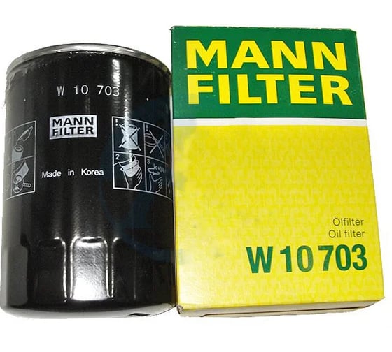 Фильтр масляный HYUNDAI HD65 00- MANN-FILTER W10703