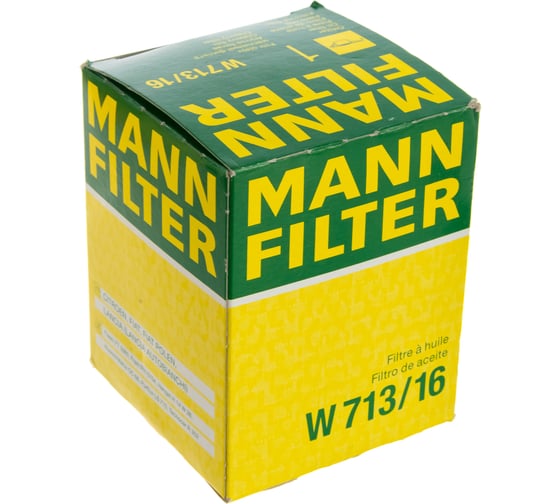Фильтр масляный Citroen Jumpy 1.6 96, FiatBravo/Tipo 1.4-1.8 93 MANN-FILTER W71316