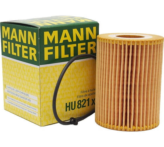 Фильтр масляный CHRYSLER 300C 3.0D/MB W204/W211/W164/W251/SPRINTER 906 3.0D MANN-FILTER HU821X