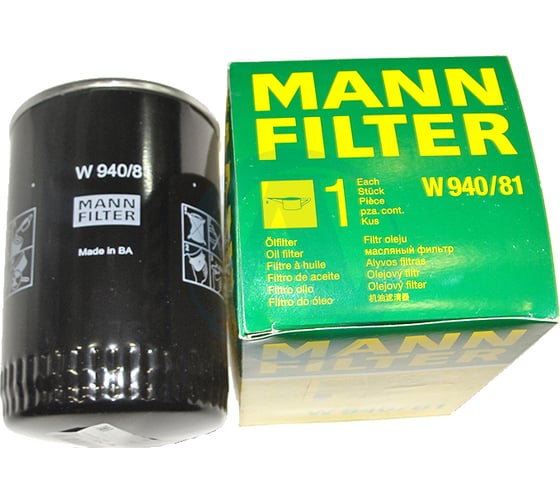 Фильтр масляный Toyota Land Cruiser 80 4,5/3,4D-97г MANN-FILTER W94081