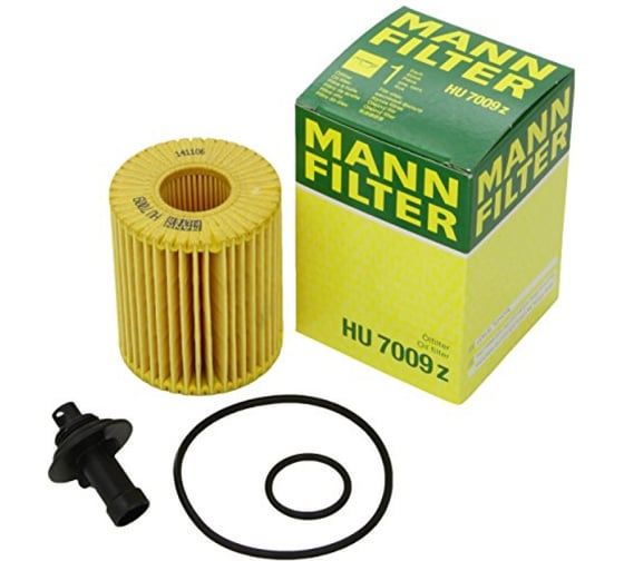 Фильтр масляный Toyota Avensis/Auris 2.0D/2.2D 05 MANN-FILTER HU7009Z