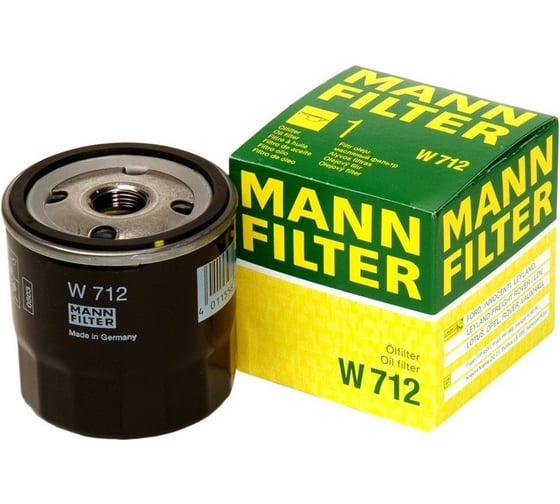Фильтр масляный OPEL/FORD -98 MANN-FILTER W712