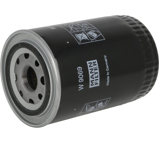 Фильтр масляный MITSUBISHI PAJERO 2.8D/3.2D/CANTER 2.8D/3.9D MANN-FILTER W9069 1