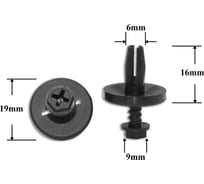 Автокрепеж для Ford 10 шт N802737S КрепАвто 0918