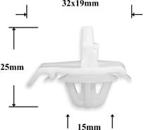 Автокрепеж для Mercedes 10 шт 19885781, A0019885781, A0019886381 КрепАвто 0959