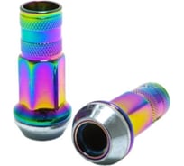 Комплект гаек Racing Nuts Радужный, 12x1.25, 4 шт STARLEKS RR305344NSF(GREEN)