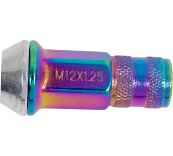 Комплект гаек Racing Nuts Радужный, 12x1.25, 4 шт STARLEKS RR305344NSF(GREEN)