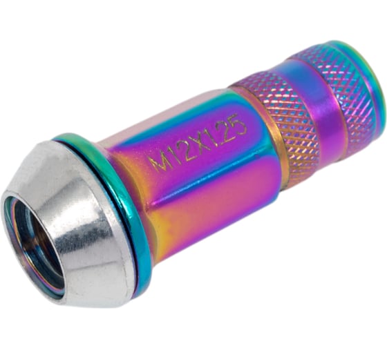Комплект гаек Racing Nuts Радужный, 12x1.25, 4 шт STARLEKS RR305344NSF(GREEN)